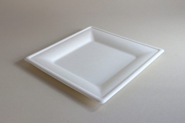Plato Cuadrado Grande 10"