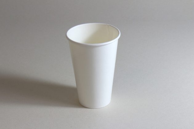Vaso de cartón impreso o blanco 12oz