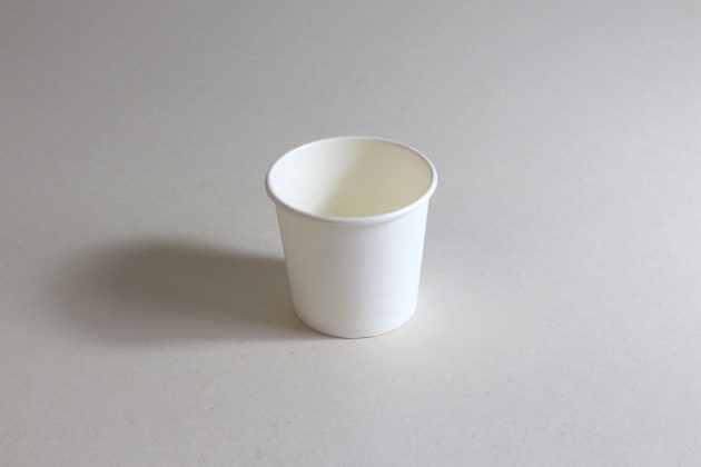 Vaso de cartón impreso o blanco 4oz